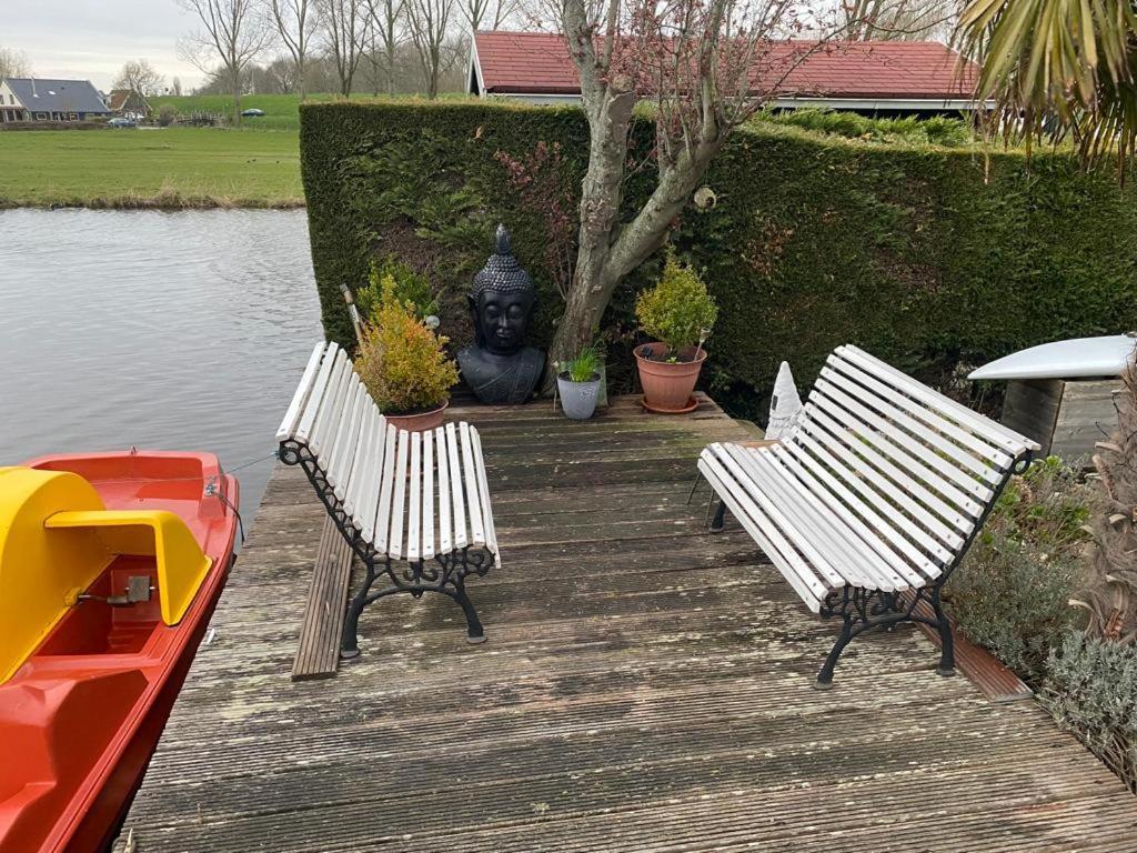 Einzigartiges Haus Am Isselmeer Wervershoof Exteriör bild
